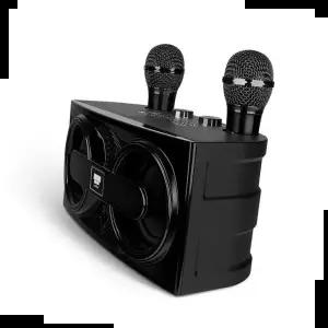 블루투스마이크노래방 무선 블루투스 스피커 / 듀얼 마이크 가정용 노래방