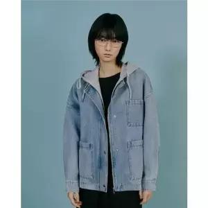 [갤러리아] LAP 후드 배색 워싱 포켓 데님 자켓 AS1DZ260