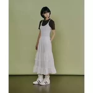 [갤러리아] LAP밴딩 캉캉 롱 스커트 AS1WS263