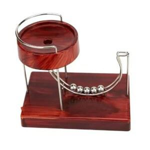 구슬멍 무한동력구슬 동력 풍차 레드 선물용 인테리어모빌 패턴 기계 아트 마그네틱 뉴턴의요람 인테리어 우드