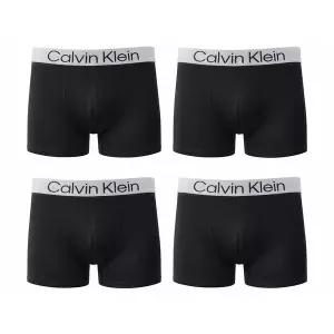 CK 캘빈클라인 마이크로 스트래치 크로매틱 4팩 트렁크 남성 팬티 블랙 NP2742O-00