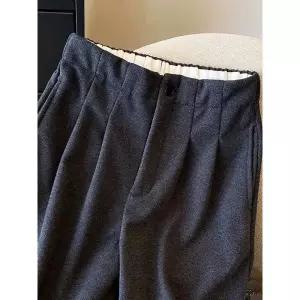 팬츠 여성 모직 캐주얼 일자 통 슬랙스 원픽1