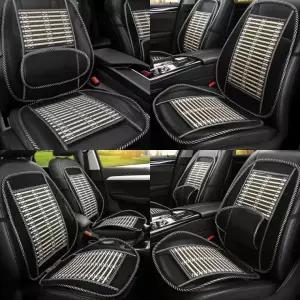 대나무 망사 시트 차량용 카 쿨링 커버 방석 허리받침 여름