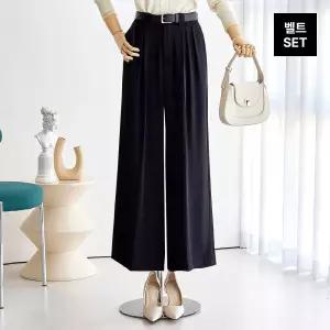 [커스텀에이블] 찰랑 앞주름 와이드 슬랙스_T2602PT018A