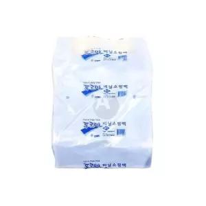 WL 푸르미 두꺼운 손잡이 비닐봉투 푸른색 특대 38X46cm 70매 X 10개 식자재 식재료 음식점