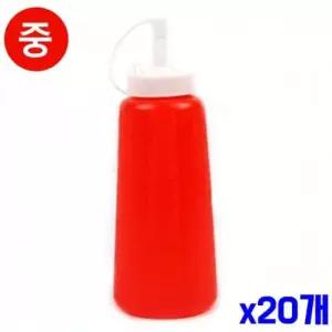 WL 심플 보성 케찹병 중형 x20개 시럽병 소분용기 양념병 업소용소스통 다용도양념통