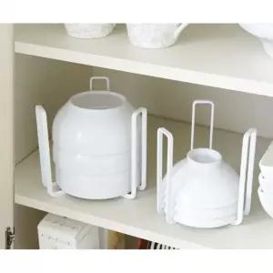 그릇정리대 화이트(대) 거치대 선반정리대 건조대 정리대