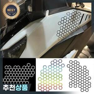 허니콤 오픈 스타일 자동차 스티커 창문 차체 오토바이  개조 테일 라이트 레이싱 헬멧 비닐 데칼
