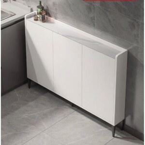 얇은 수납장 벽면 120 서랍장 미니 책장 이중 선반장 슬림장 복도 원목 조립식