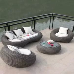 1인 라탄의자 야외 인조라탄 북유럽 카페체어 등나무 발코니 테라스 휴식의자