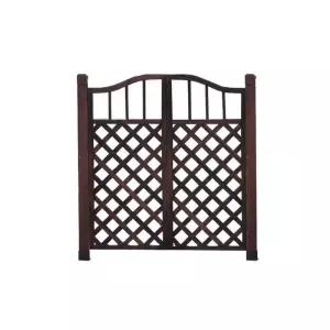 별장 게이트 주택 나무 사선망문 울타리 정원문 목재 펜스 원목 방부목 대문 담장