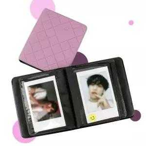 포토카드바인더 사진앨범 콜렉트북 연보라 폴라로이드