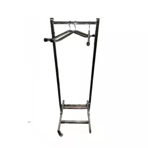 특수 행거 납복 옷걸이 납가운 거치대 차폐복 보관 스탠드 철제 코너형