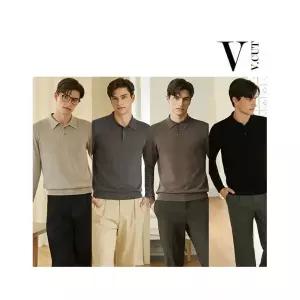 정품발송 브이컷 남성 카라 니트 4종 386046