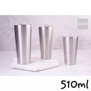 ( )중등 등산 보온 텀블러 입학 스텐 휴대용 실버 보냉 이중진공 초등 510ml 허니