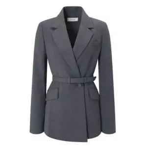 JJ지고트 벨티드 원 버튼 싱글 테일러드 셋업 자켓GRAM0JK911 261411