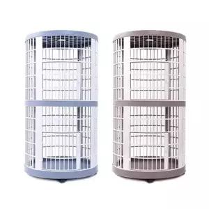 위)MEET-208 라운드 2단 원형 케이지 고양이 작은동물 안정감 튼튼한