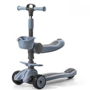 세발 퀵보드 휴대용 보드 청소년 전동 선물 성인범용/레드 전기 학생 브레이크