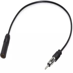 빙푸 자동차 라디오 안테나 연장 케이블 50cm/20인치 FM AM 동축 코드 DIN 플러그 커넥터 - 차량 트럭