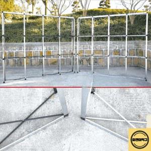 포토존 만들기 포토월 미니트러스 설치 미니 전시부스 현수막