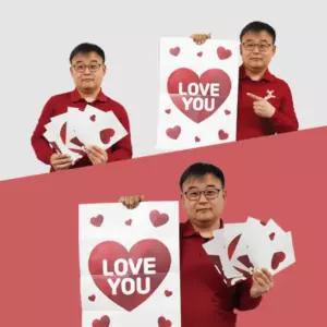 리턴페이퍼(하트)_Heart Restored Paper - 마술도구 마술용품