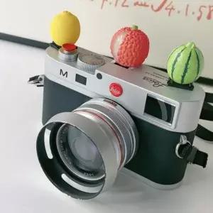 (색상 모양랜덤 2p)귀여운 카메라 핫슈 커버 2p 먼지방지 캡 촬영장비 악세사리