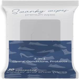 스완키 신발 클리너 물티슈 - 가죽 및 스니커즈 먼지 때 얼룩 제거 빠르고 쉬운 밑창 부츠 클리닝 필수