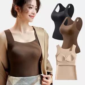 [신세계라이브쇼핑][옷자락] 여자 스퀘어넥 캡내장 브라탑 데일리 이너웨어 나시