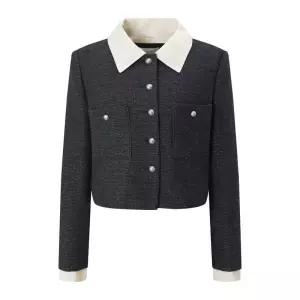 JJ지고트 디테처블 칼라 포켓 크롭 재킷GRAA0JKR31 261171