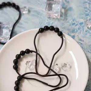 커튼링 커튼고리 블랙 구슬 샤워커튼 고리 롤링 부자재 설치