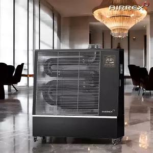 곱창난로 주름관히터 원적외선 튜브 에어렉스 돈풍기 대형 기름 업소용 33평 5단계+앱 ON/OFF가능