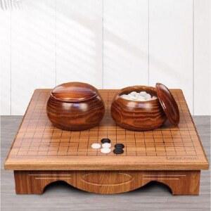 원목바둑판 대나무 바툭판 바둑세트 바둑판을 장기 인조옥 바둑 바둑판
