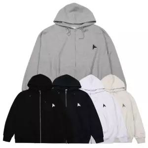 [모로엠] 남성 사방스판 국내산 오버핏 후드집업 5C-JUA-Q124