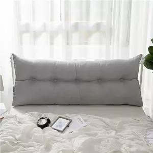 빅쿠션 패브릭 침대헤드150 대형베개 파인그린 베개