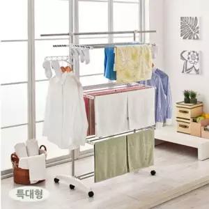 다용도 이동식 이불 접이식 빨래 건조대 특대형 6단