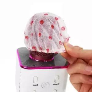 ( )마이크 덮개 일회용위생카바 유무선마이크카바 노래방마이크커버 마이크위생카바