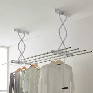 천장 빨래건조대 슬라이드 2단/아파트 베란다건조대