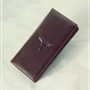 천연소가죽 Y305 캐주얼 장지갑 남성 학생 선물 몬타나블루 고급 F13W6220D3