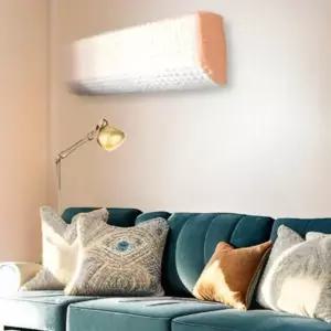 ( )스판 벽걸이형 에어컨 커버 (대형) 덮개 보관