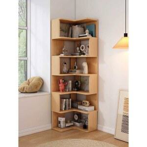 ㄱ자코너 책장 수납장 흰색 55x55x96 거실 틈새 모서리 아이방 3단