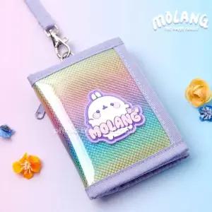 캐릭터 3단 목걸이 지갑 여아 남아 카드 수납 고리 연결 홀로그램