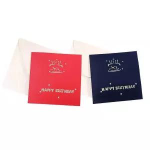 생일 축하 입체카드 네이비 카드 생일 축하카드 생일 축하카드 축하편지