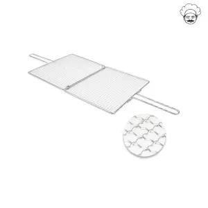 스텐 사각 겹석쇠 생선구이그릴 소