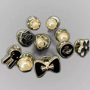 포인트 매너 옷핀 브로치 혼합 10종 세트 믹스