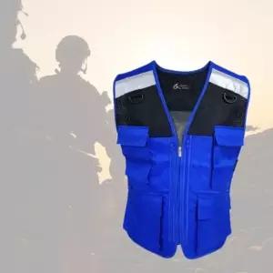 배달조끼 재귀반사 SF001 특수용안전조끼 블루 배달조끼 재귀반사 SF001