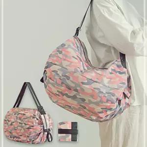 핑크믹스 백 박일 캐리어 가방 보조 보스턴 여행 접는 대형 휴대 용 천 F13WF95358