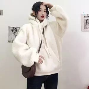 포근이 양털 후드티 무지 (KYR-WFFK7AE)