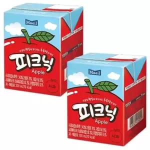 매일 피크닉 사과 200ml x 24팩 GWM