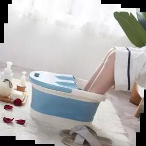 폴딩족욕기 족욕 발욕조 바스켓 족욕기 감성 가정용 접이식