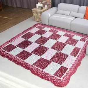 러그 (리앤데코) 호피 극세사 워싱 주방매트 160x210cm